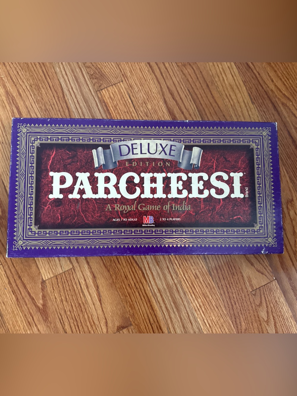 Vintage Deluxe Edition Parcheesi MB 1989 Board Game Complete